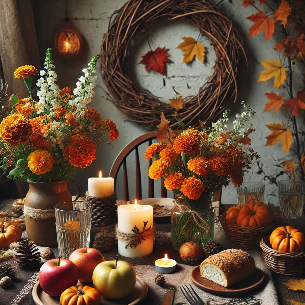 Mabon, svátek podzimní rovnodennosti 1 altar